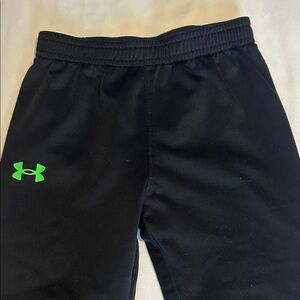 Under Armour Kids Black and Green Joggers